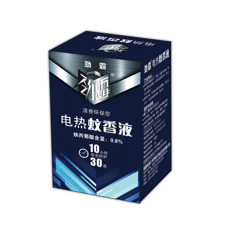 JB-355  清香环保型蚊香液单瓶装  1箱-30盒-45ML